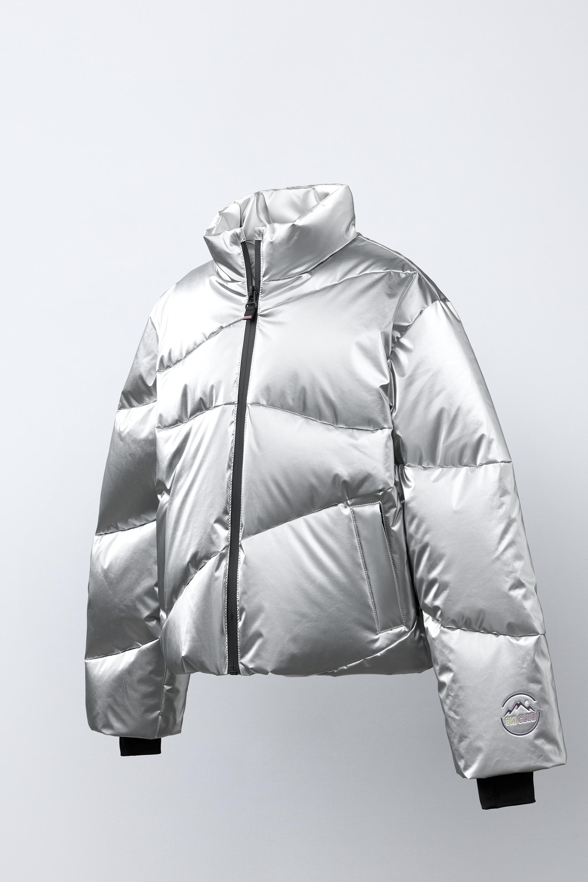 DOUDOUNE 80% DUVET ET 20% PLUME ONDULÉE WATER RESISTANT COUPE-VENT SYSTÈME RECCO® COLLECTION SKI